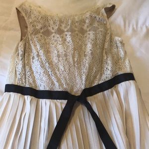 Ivory white cocktail dress